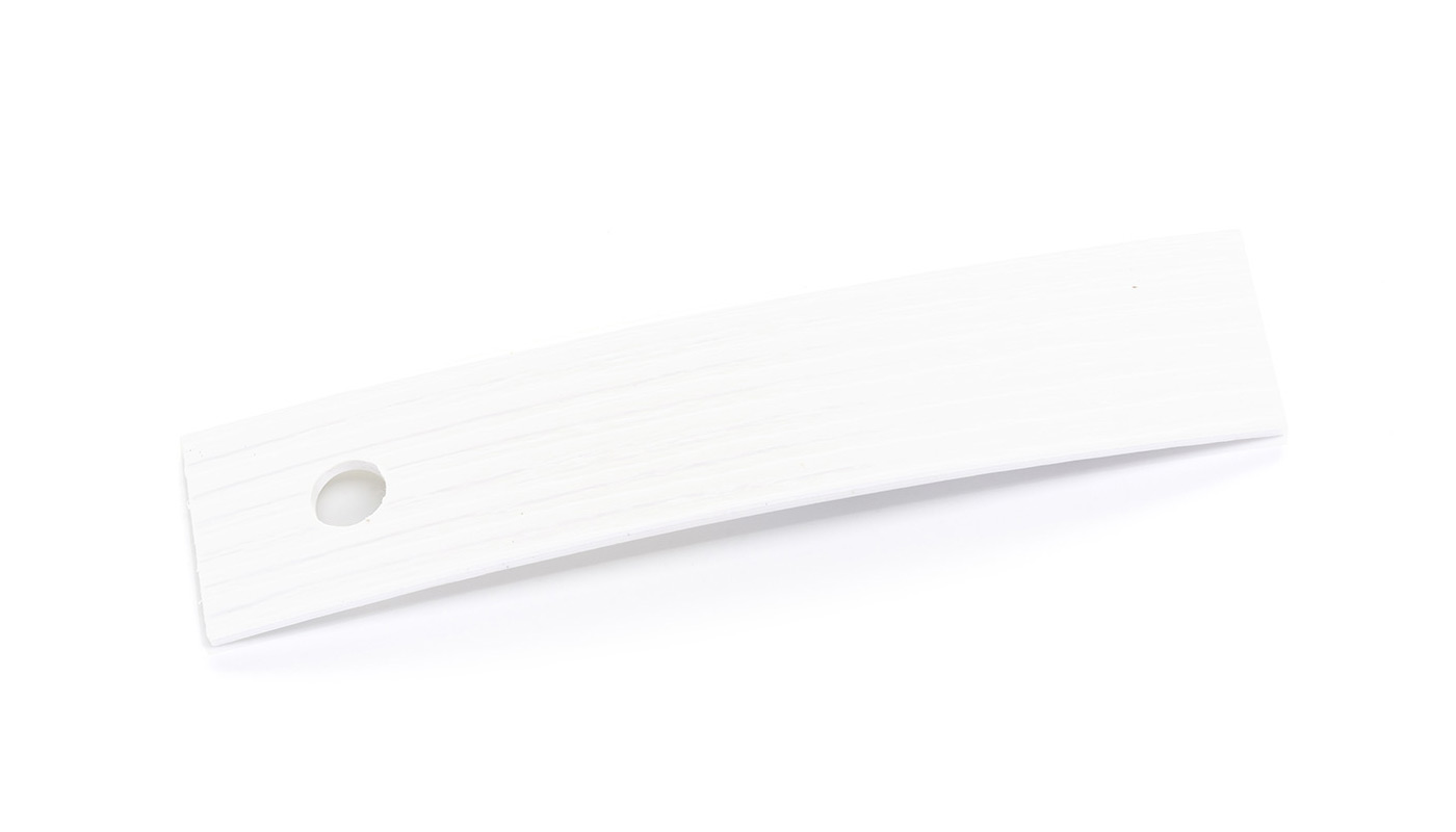 Bordo Plastica  ABS Bianco TINTA UNITA