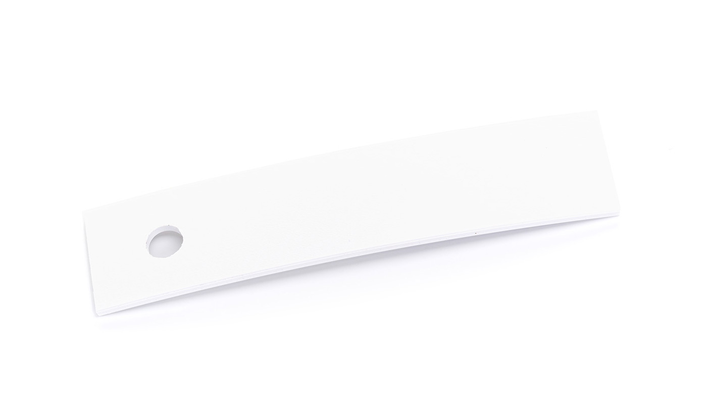 Bordo Plastica  ABS Bianco TINTA UNITA