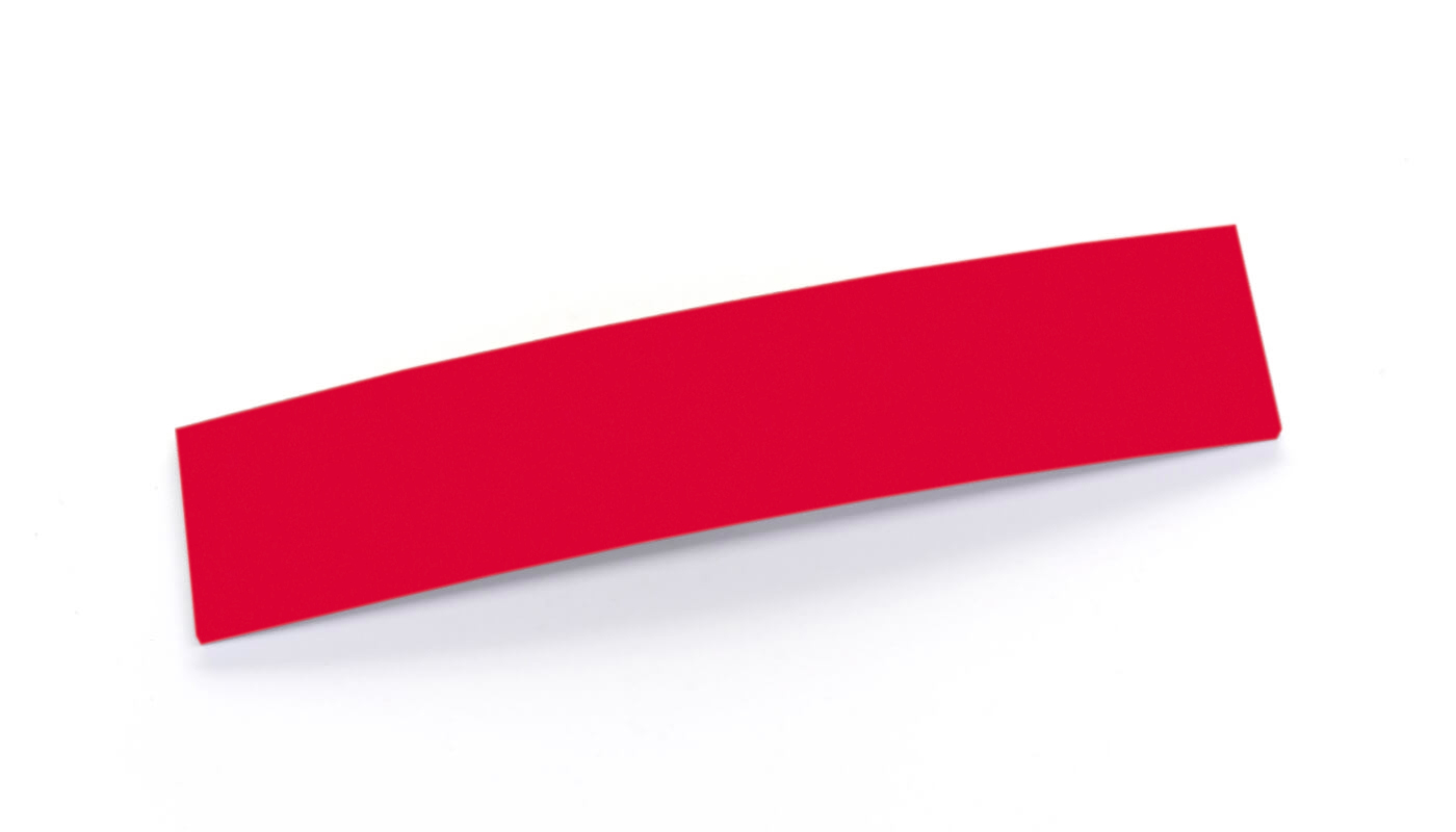 Bordo Plastica  ABS Rosso Vivo TINTA UNITA