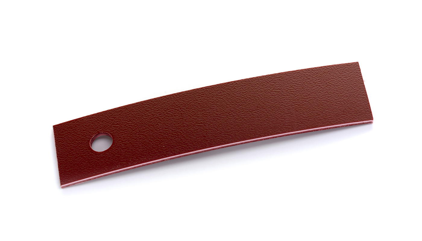 Bordo Plastica  ABS Rosso Scuro TINTA UNITA