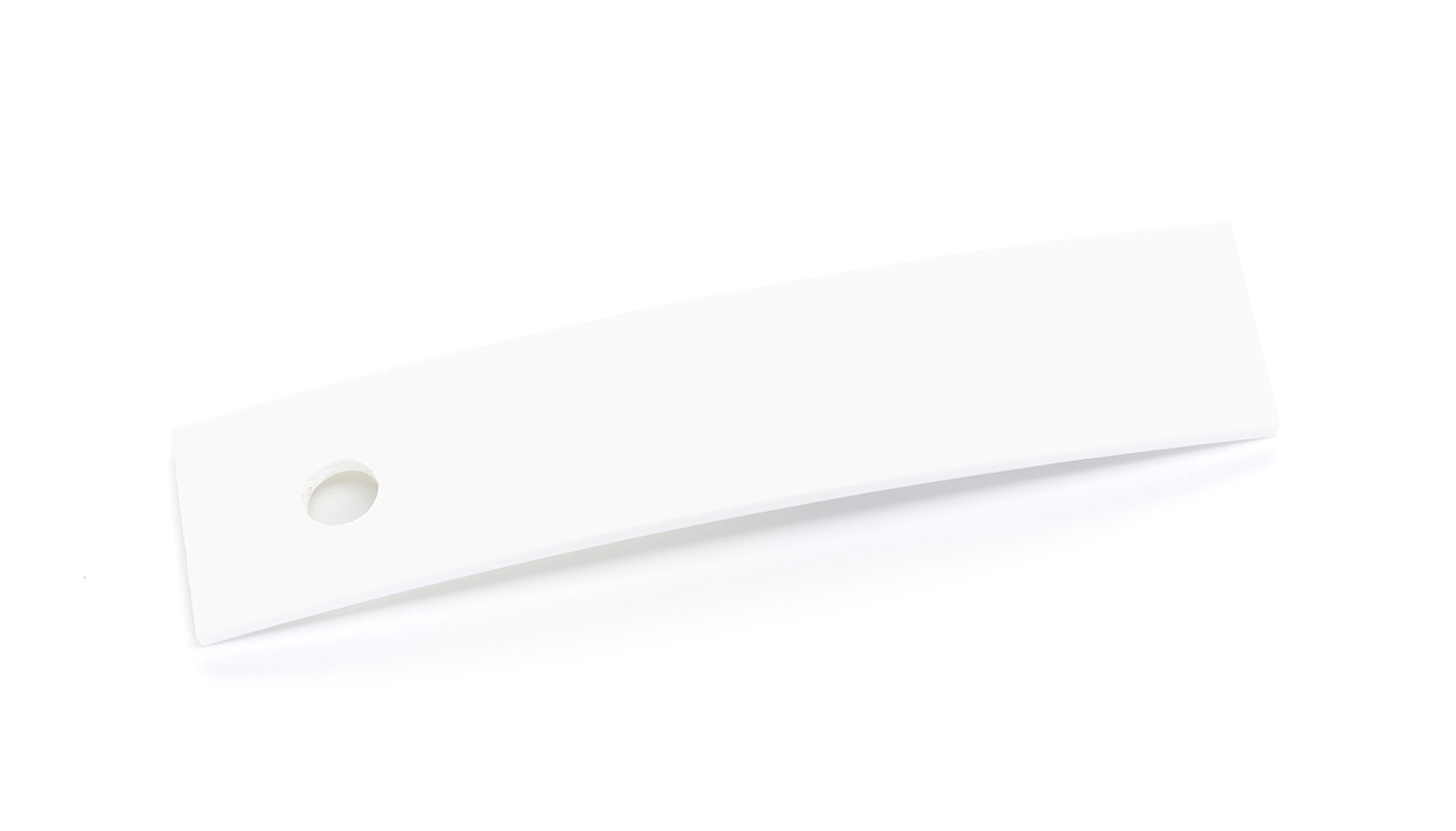 Bordo Plastica  ABS Bianco Cristallo TINTA UNITA