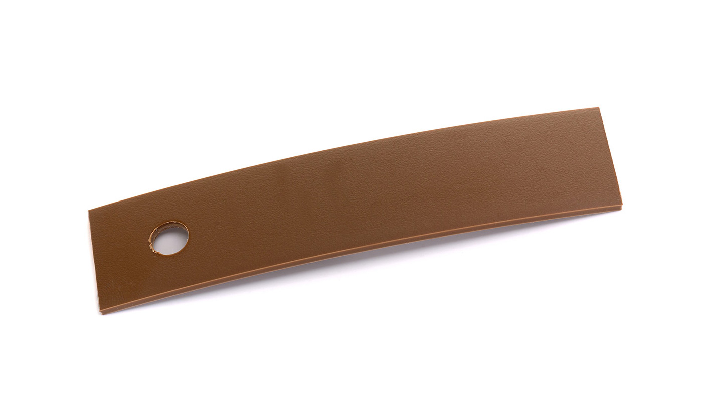 Bordo Plastica  ABS Noce TINTA UNITA