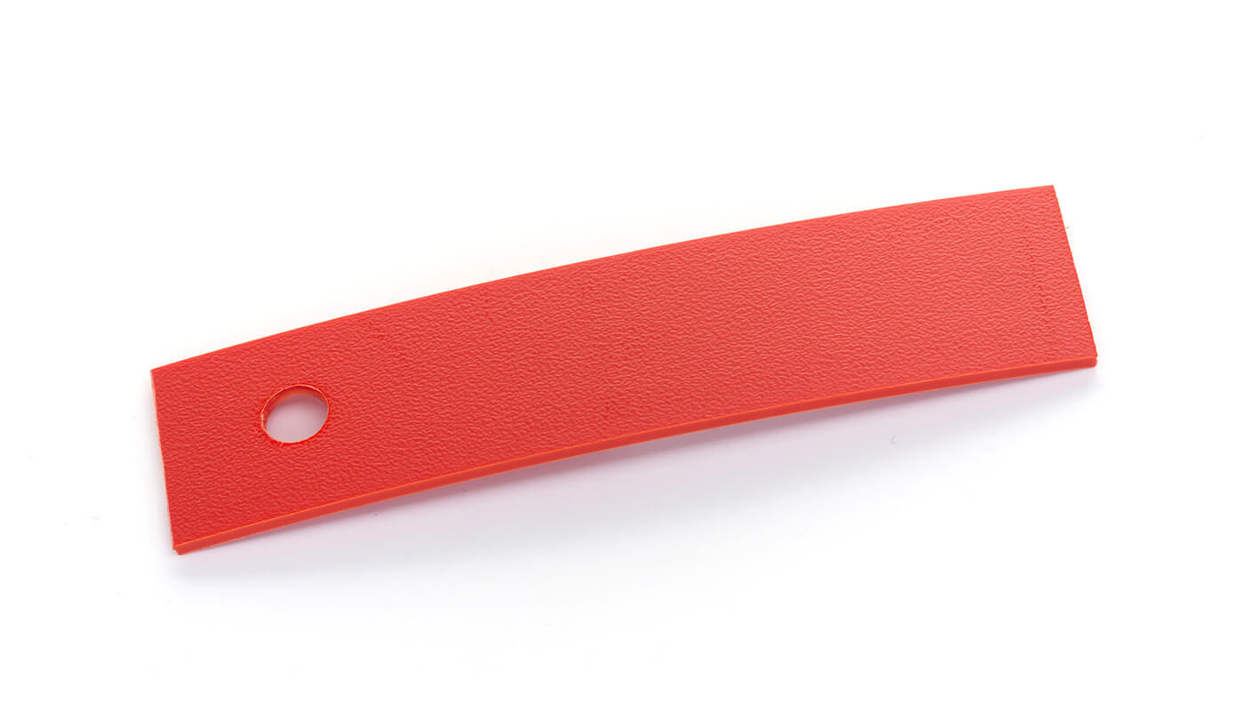 Bordo Plastica  ABS Rosso TINTA UNITA