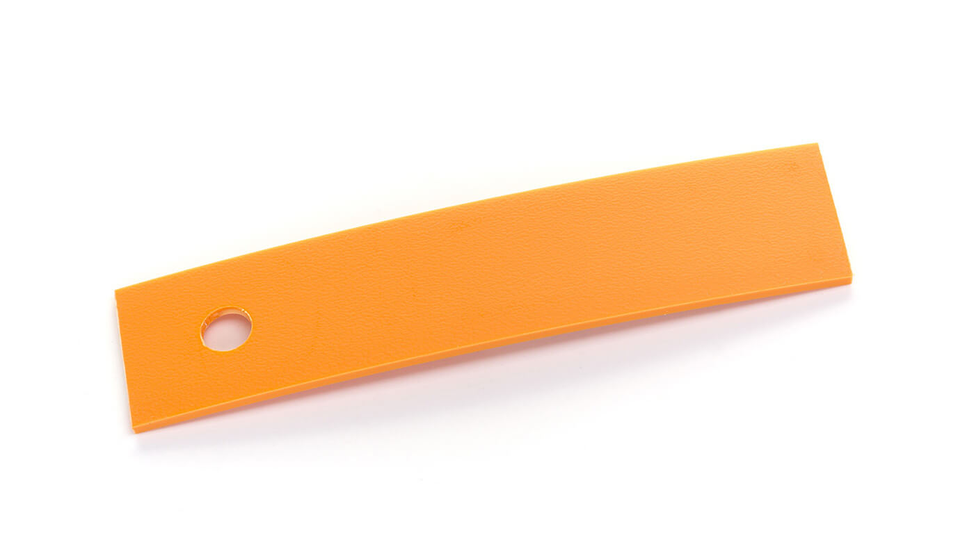 Bordo Plastica  ABS Arancio TINTA UNITA