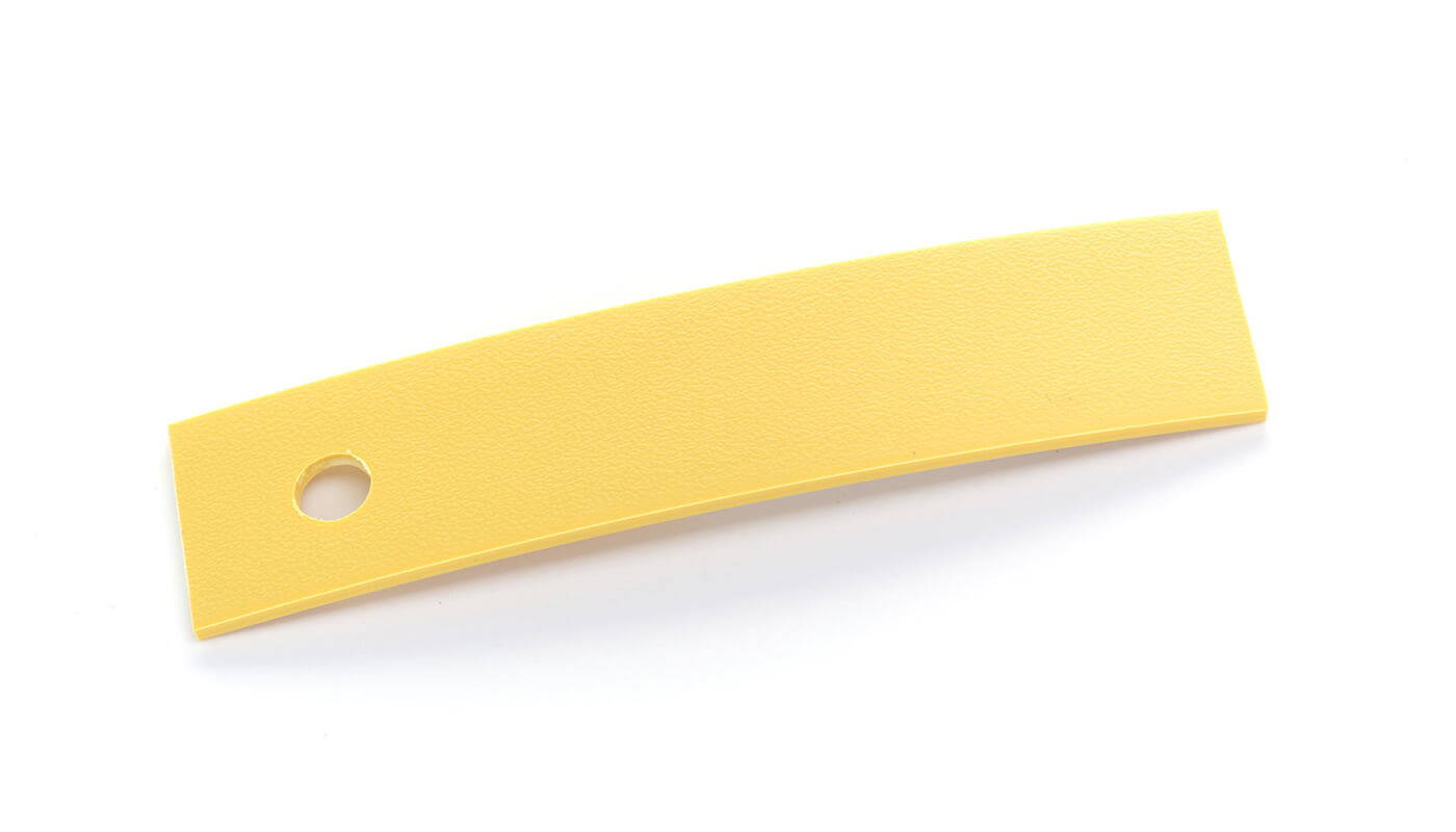 Bordo Plastica  ABS Giallo TINTA UNITA