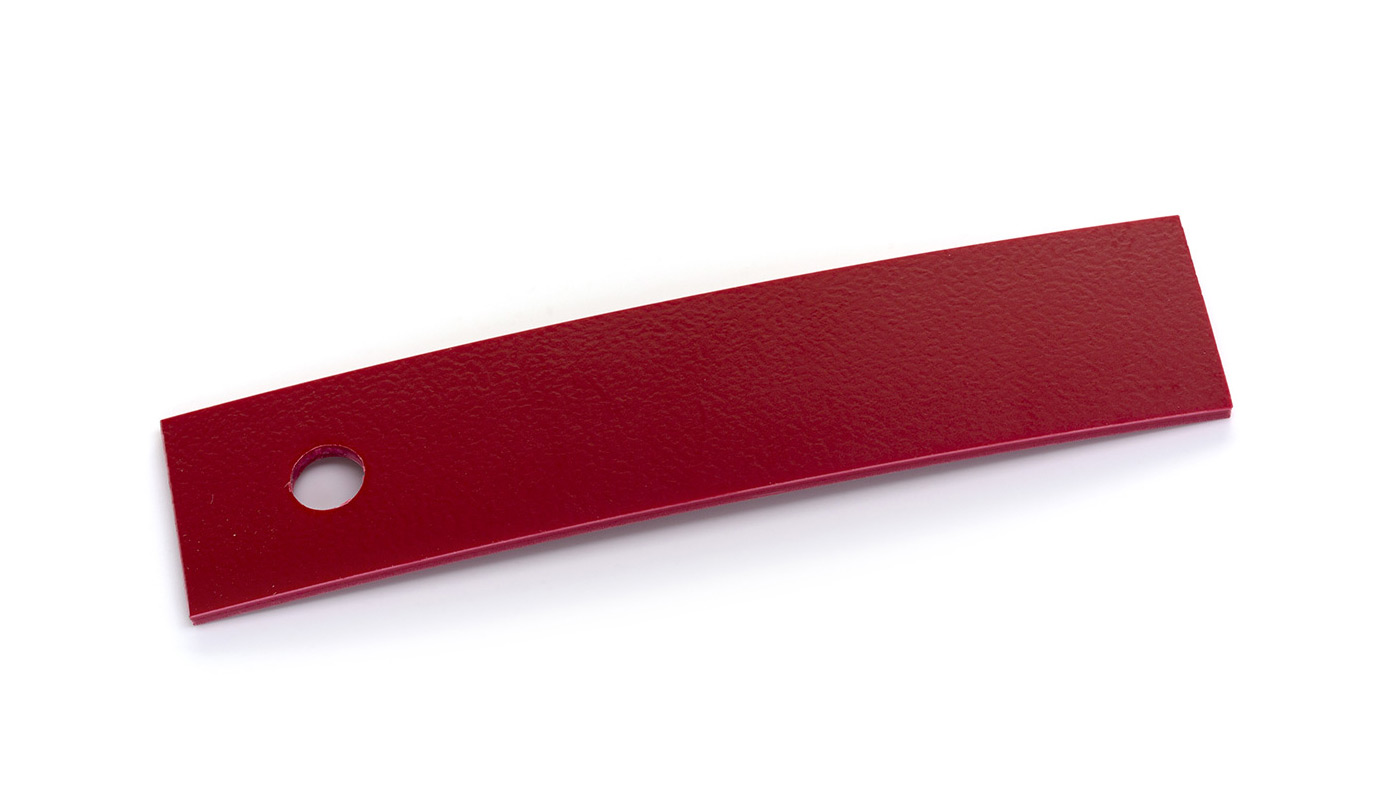 Bordo Plastica  ABS Rosso TINTA UNITA