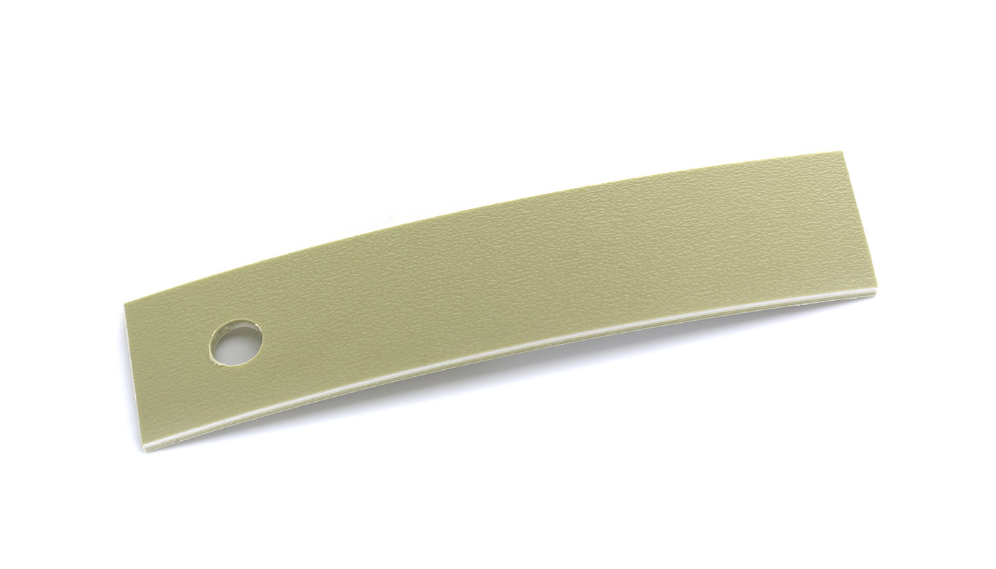 Bordo Plastica  ABS Verde TINTA UNITA