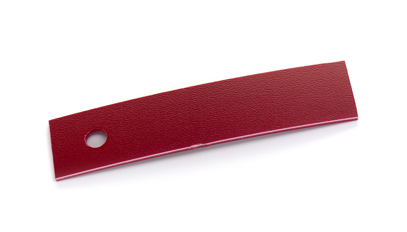 Bordo Plastica  ABS Rosso TINTA UNITA