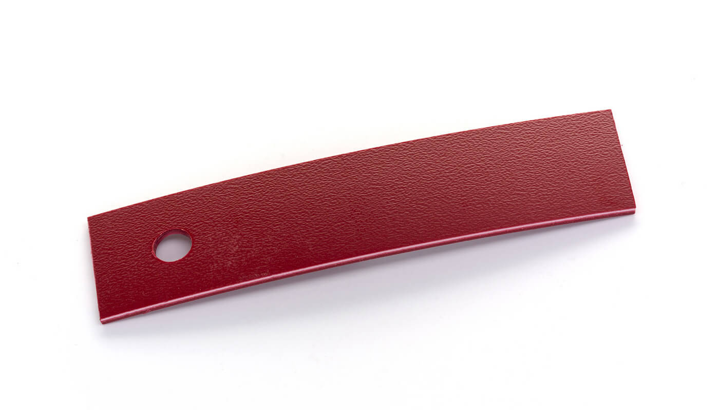 Bordo Plastica  ABS Rosso TINTA UNITA