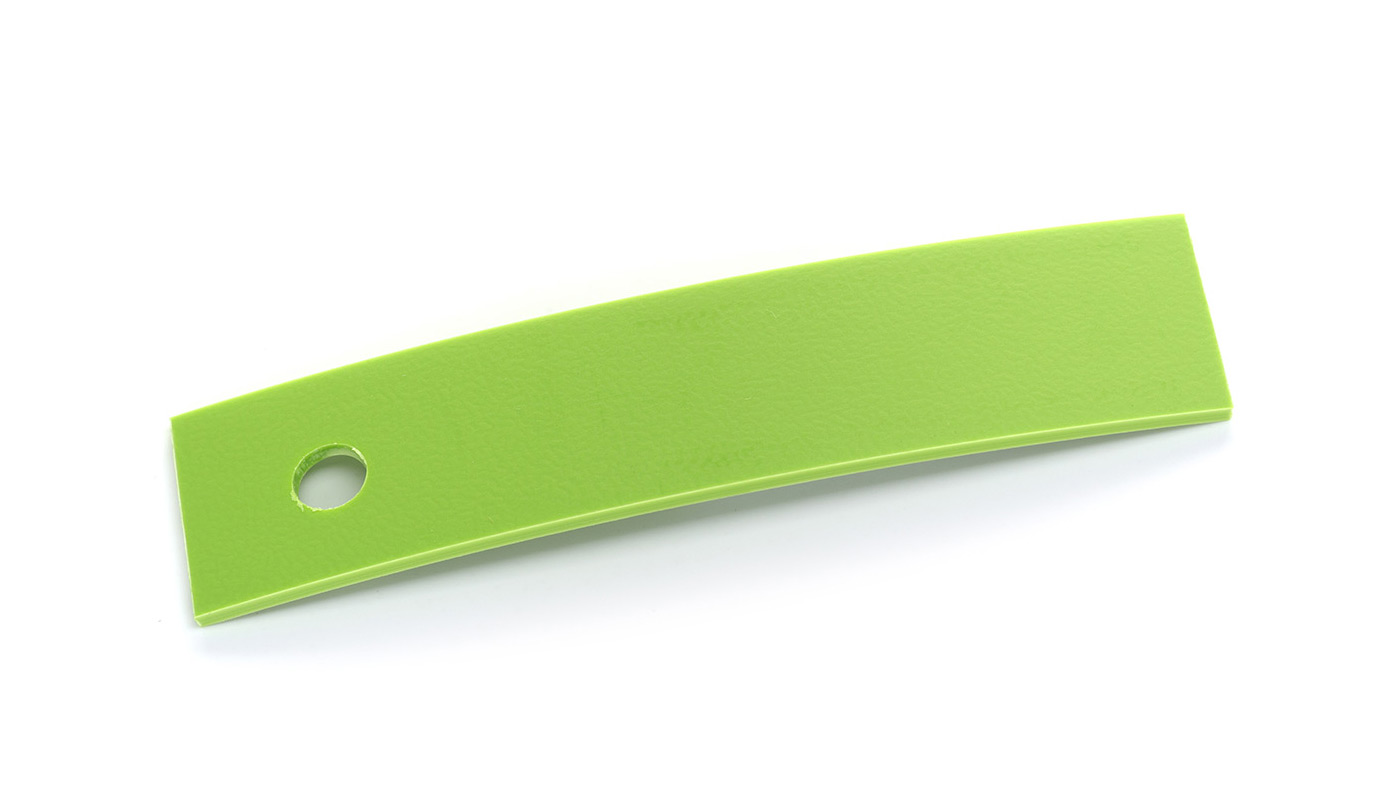 Bordo Plastica  ABS Verde TINTA UNITA