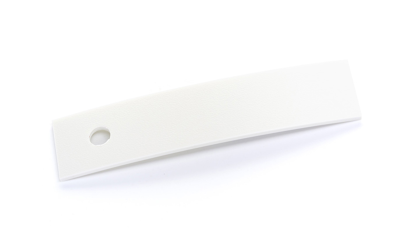 Bordo Plastica  ABS Bianco Crema TINTA UNITA