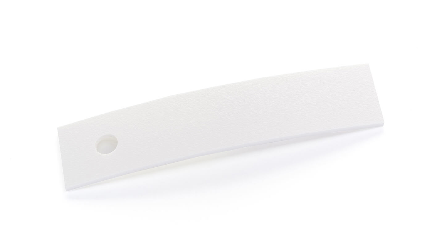 Bordo Plastica  ABS Bianco TINTA UNITA