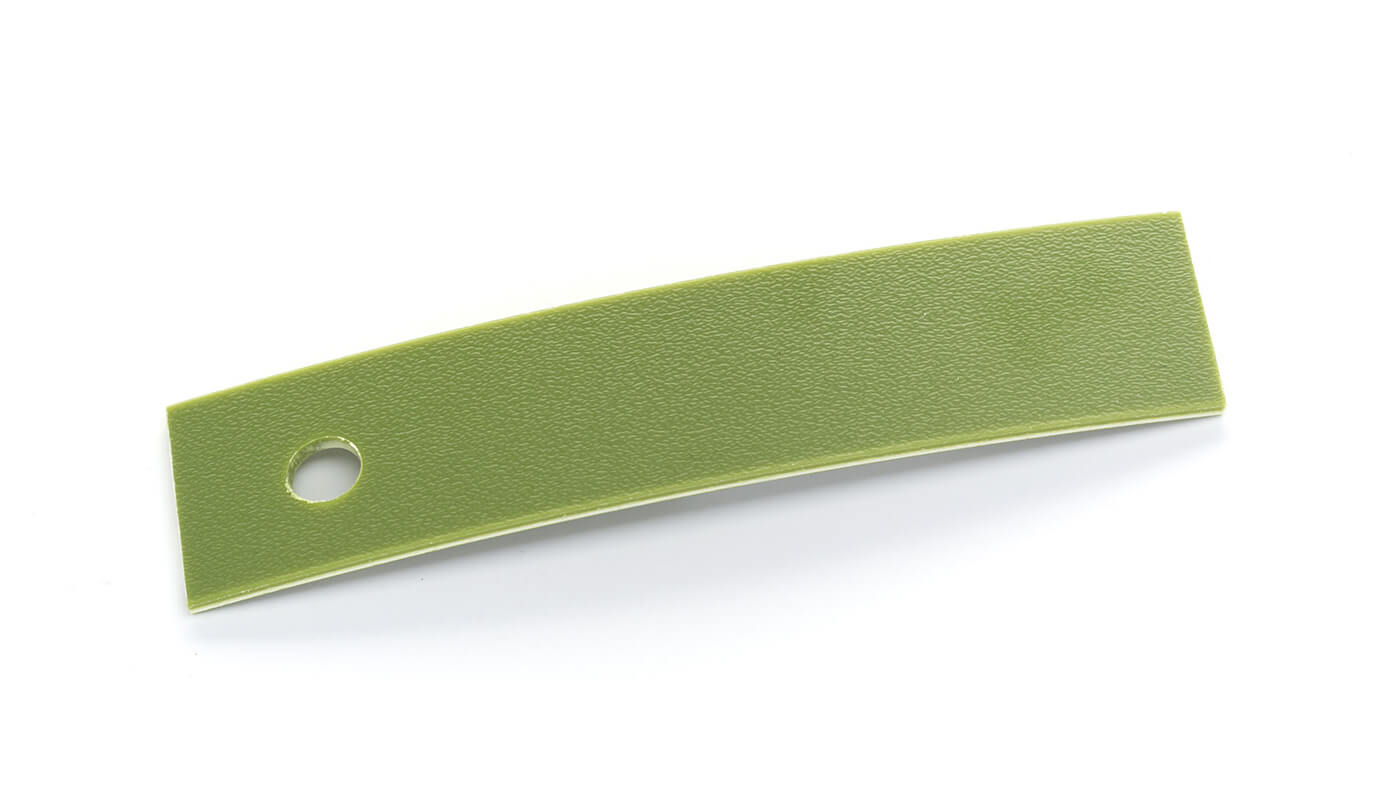 Bordo Plastica  ABS Verde TINTA UNITA