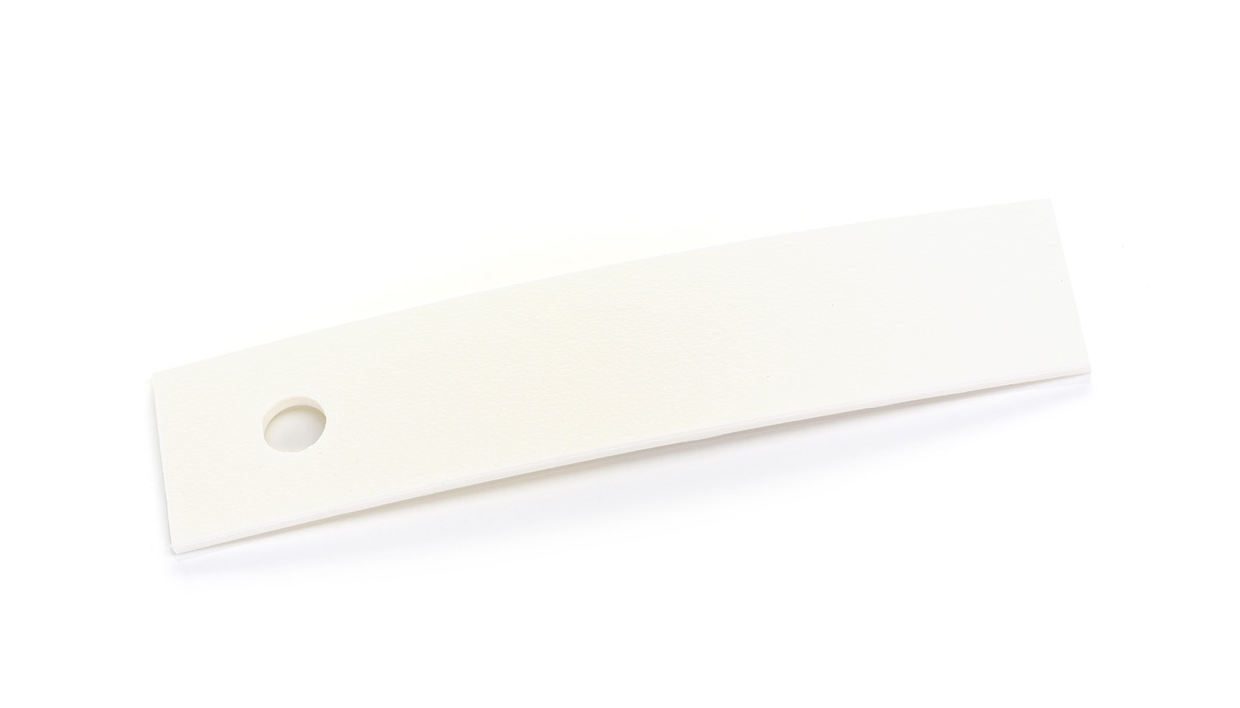 Bordo Plastica  ABS Bianco TINTA UNITA
