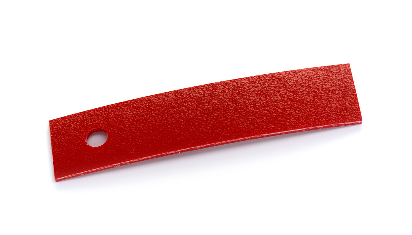 Bordo Plastica  ABS Rosso TINTA UNITA