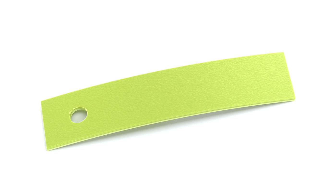 Bordo Plastica  ABS Verde TINTA UNITA