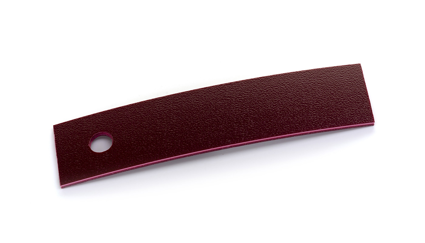 Bordo Plastica  ABS Rosso Bordeaux TINTA UNITA