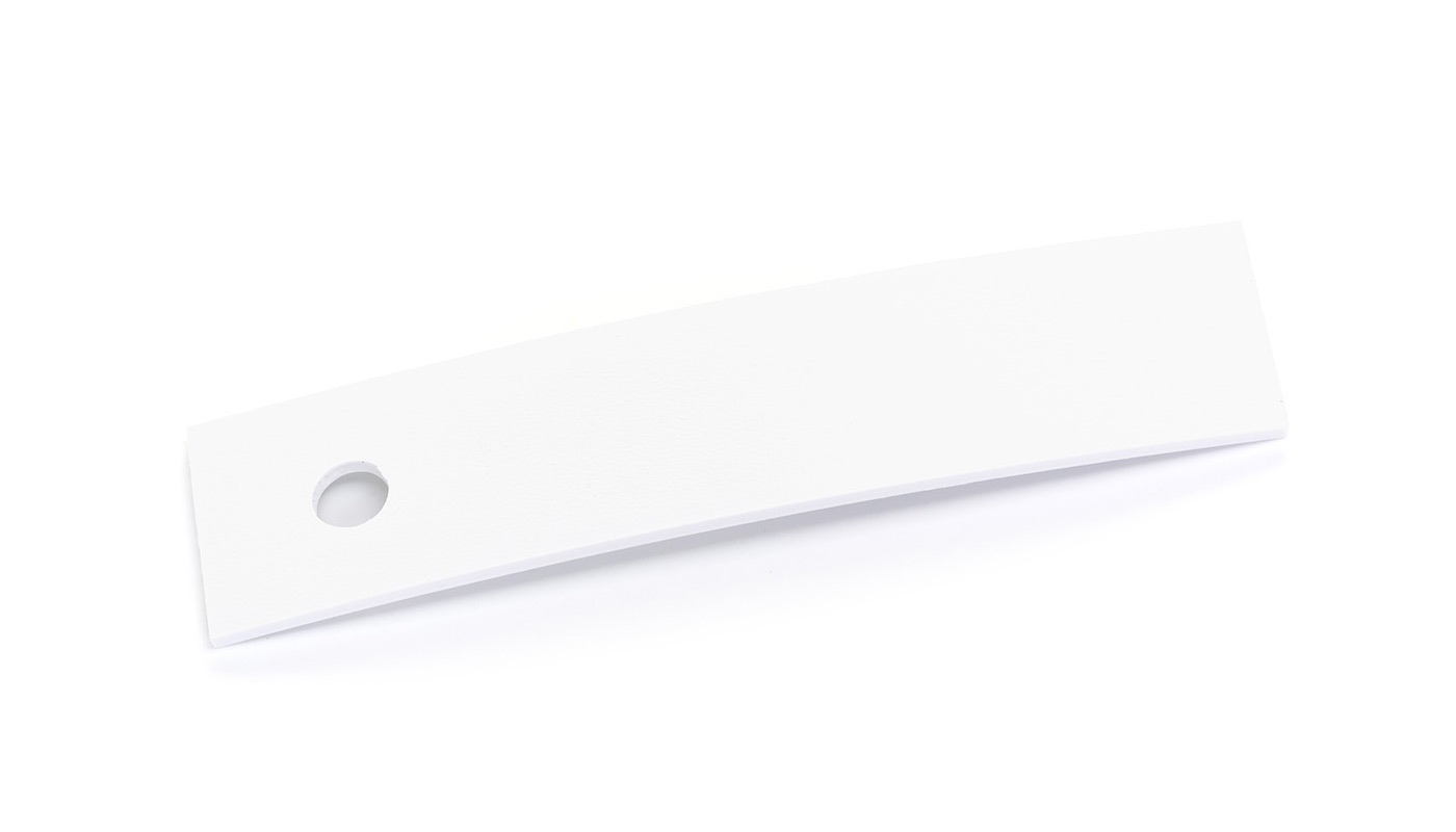 Bordo Plastica  ABS Bianco TINTA UNITA