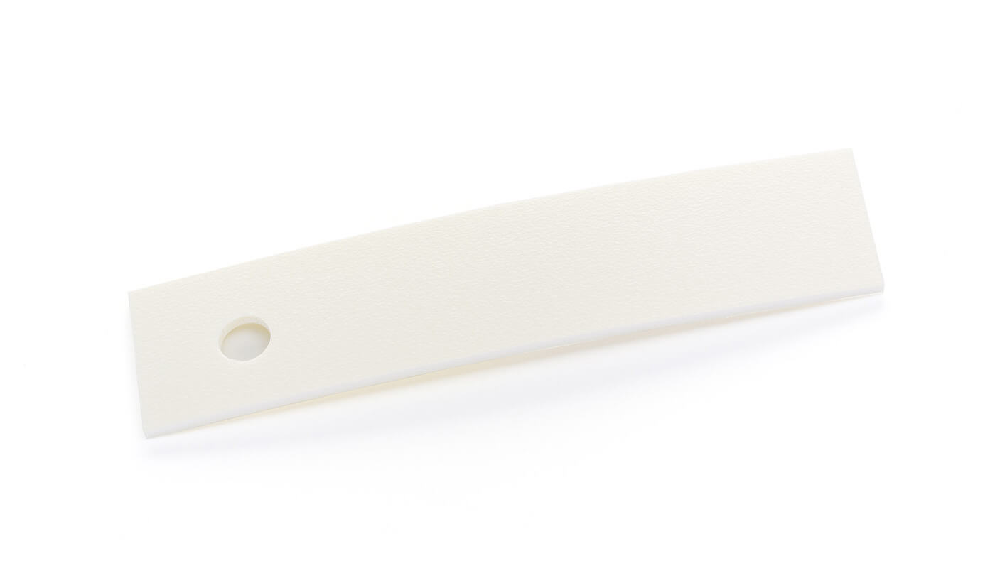 Bordo Plastica  ABS Bianco TINTA UNITA