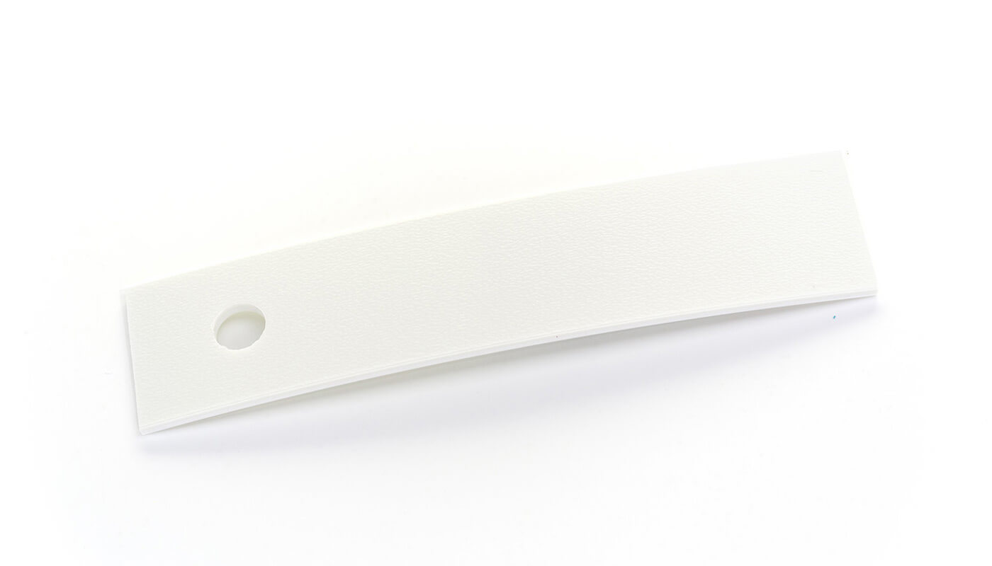 Bordo Plastica  ABS Bianco TINTA UNITA