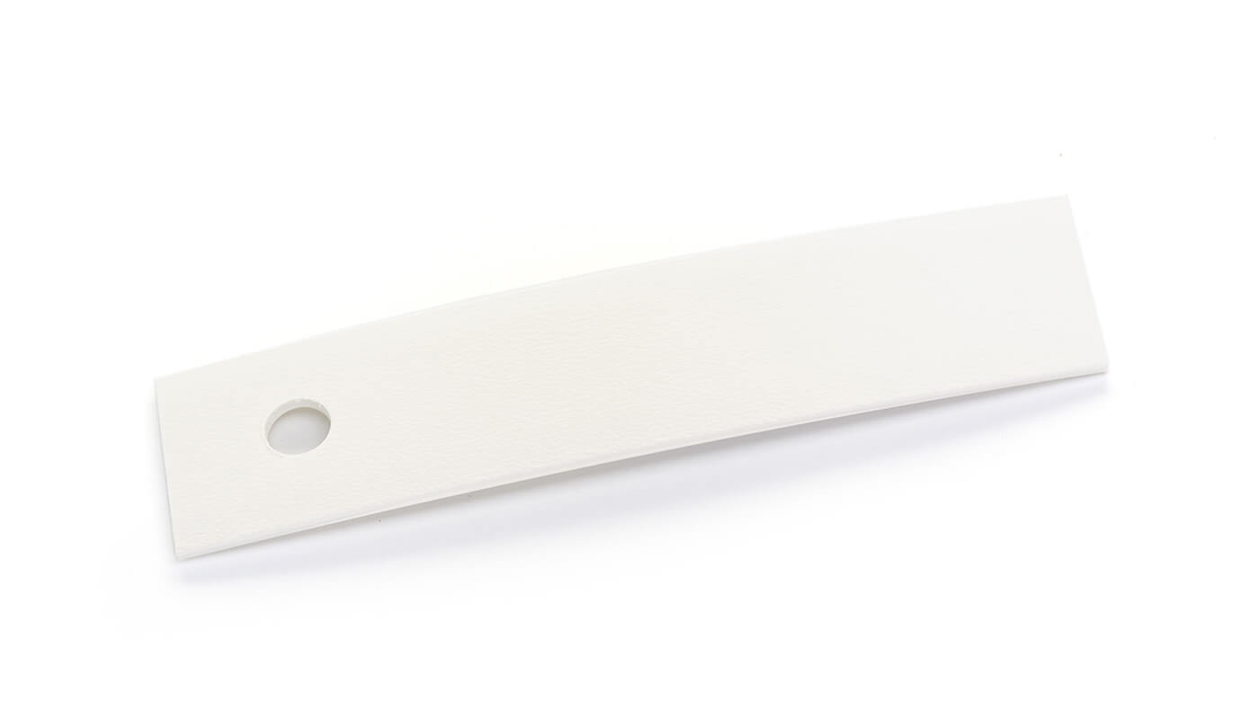 Bordo Plastica  ABS Bianco TINTA UNITA