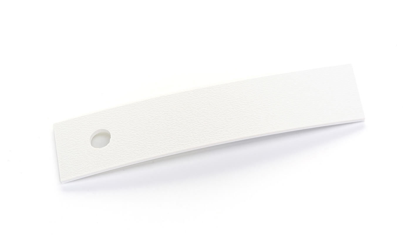 Bordo Plastica  ABS Bianco TINTA UNITA
