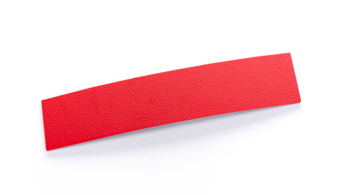 Bordo Plastica  ABS Rosso TINTA UNITA