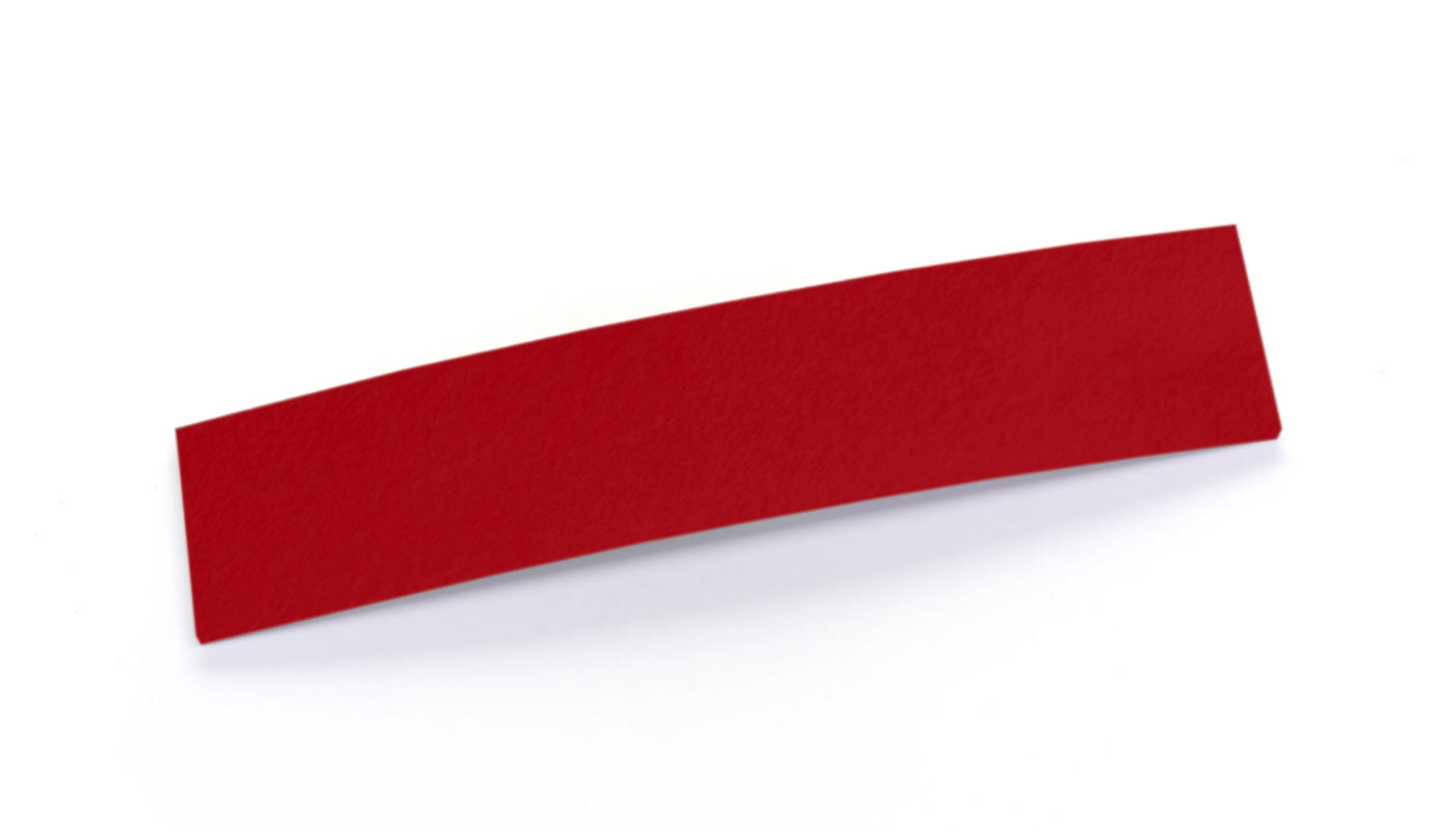 Bordo Plastica  ABS Rosso TINTA UNITA