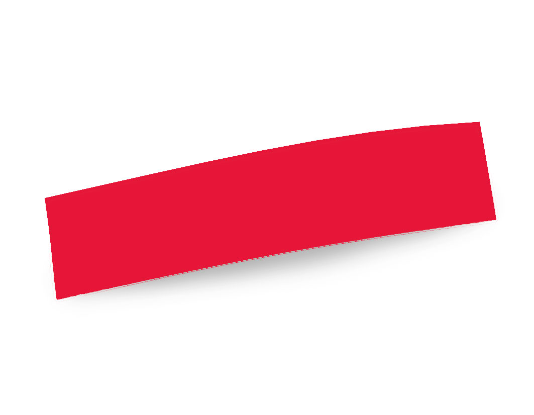 Bordo Plastica  ABS Rosso TINTA UNITA