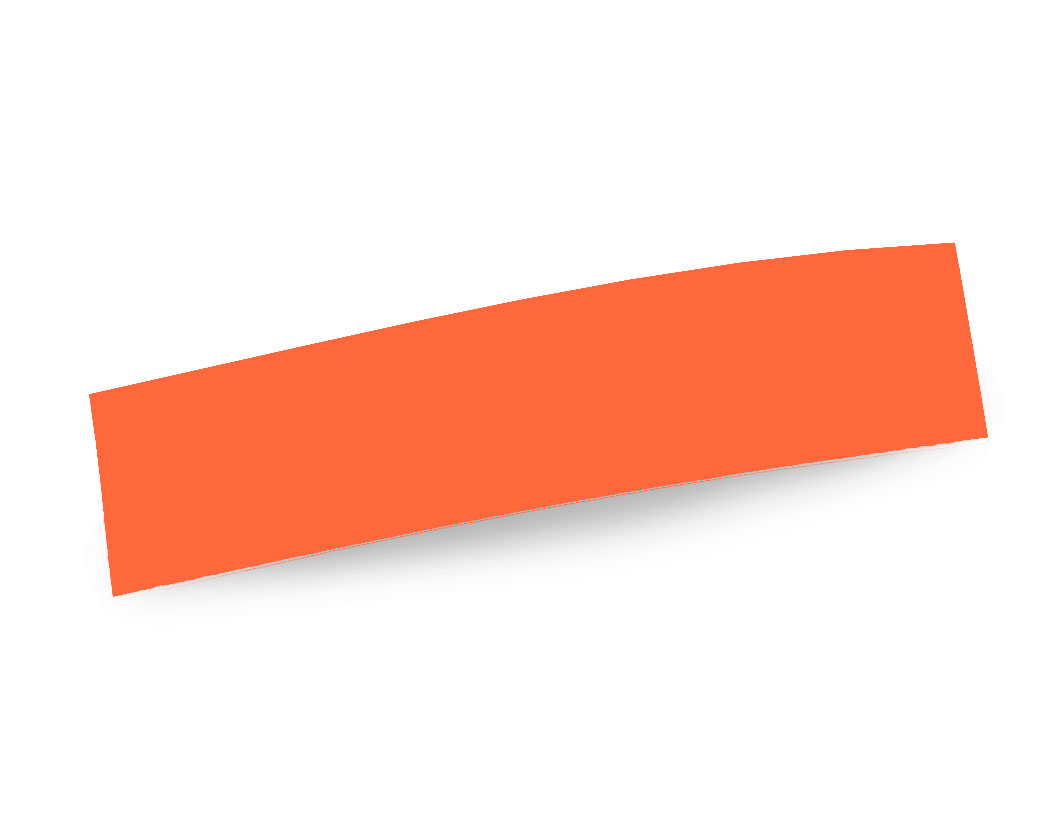 Bordo Plastica  ABS ARANCIO CANYON TINTA UNITA