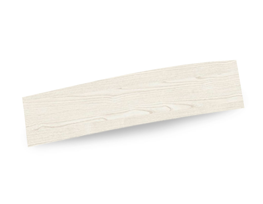 Bordo Plastica  ABS Frassino Bianco DECORO LEGNO