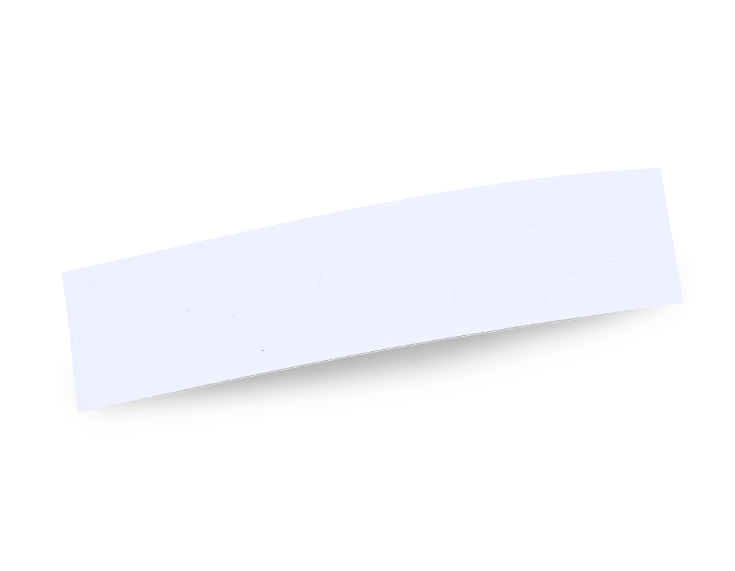 Bordo Plastica  ABS Bianco TINTA UNITA