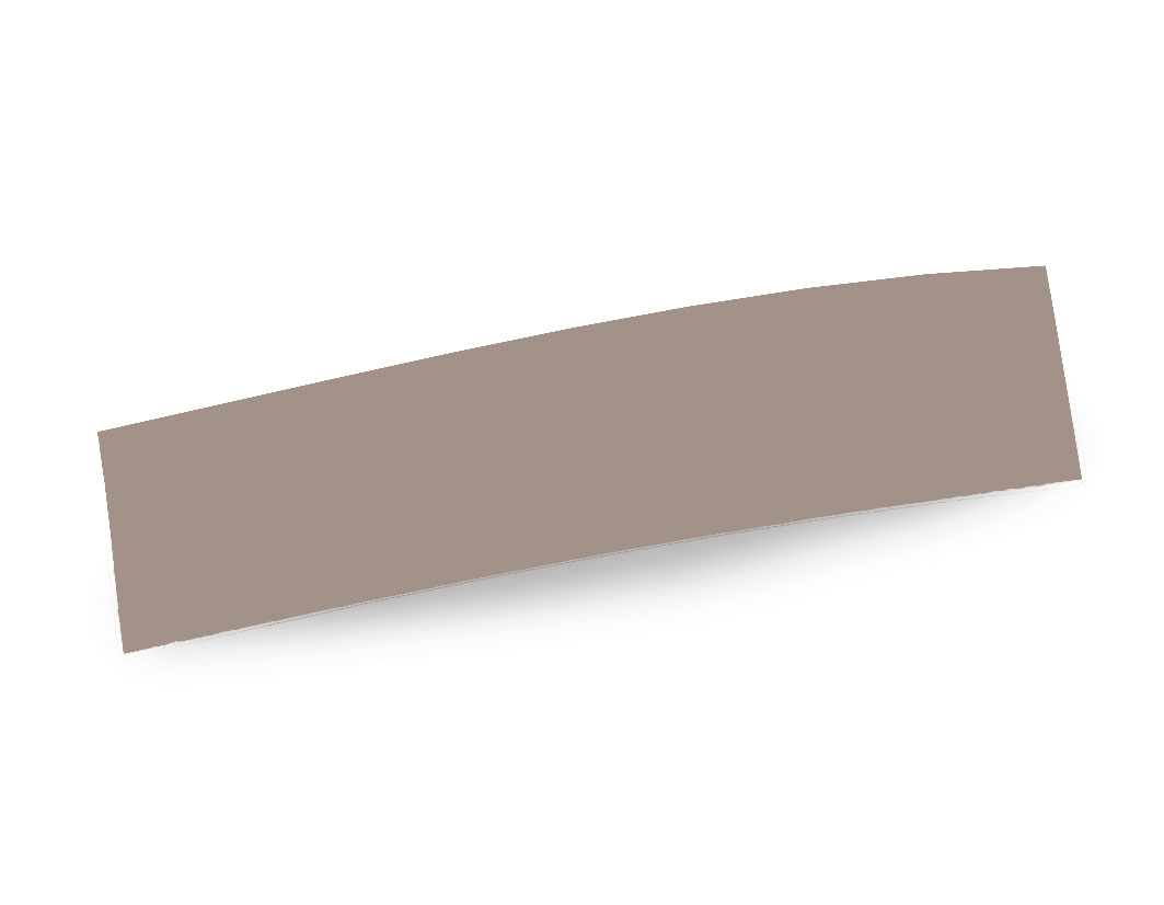 Bordo Plastica  ABS Fango TINTA UNITA
