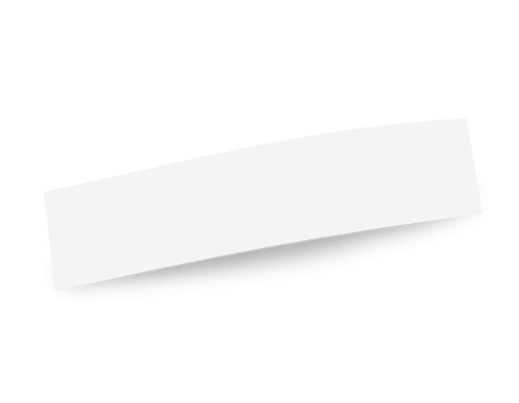 Bordo Plastica  ABS Bianco TINTA UNITA